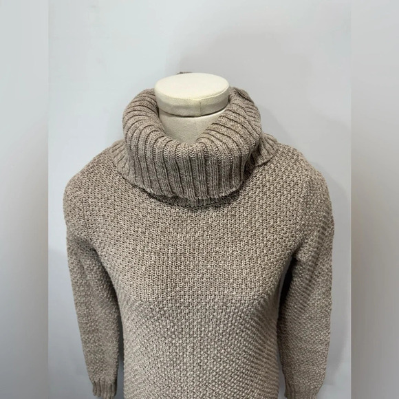 Hilary Radley Womens Brown Sweater Pullover Mock Neck Long Sleeve Size XS - Picture 5 of 12